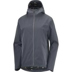 SALOMON COMET 2L WATERPROOF JKT EBONY/AO 22