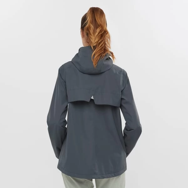 SALOMON COMET 2L WATERPROOF JKT EBONY/AO 22 – Image 3