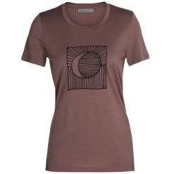 ICEBREAKER W TECH LITE II SS TEE NATURES ORB MINK 22