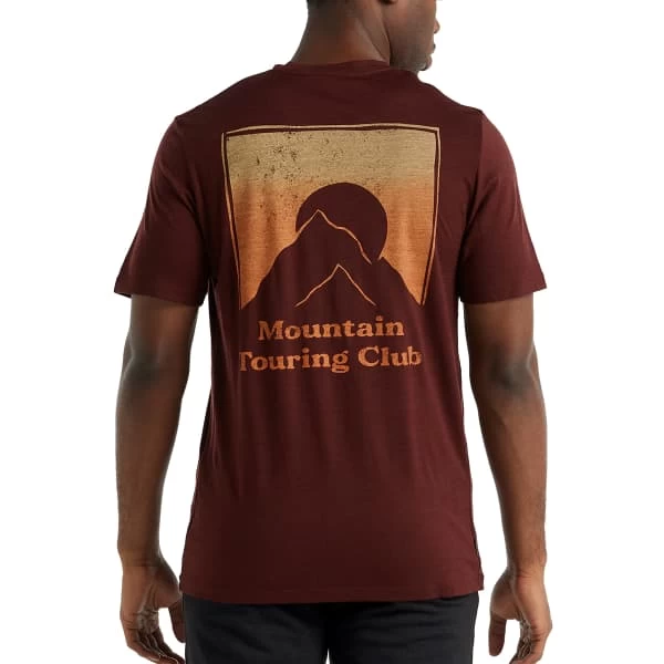 ICEBREAKER M TECH LITE II SS TEE TOURING CLUB ESPRESSO 22 – Image 3