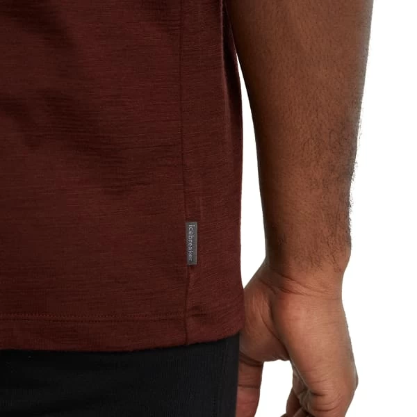 ICEBREAKER M TECH LITE II SS TEE TOURING CLUB ESPRESSO 22 – Image 4