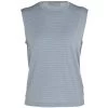 ICEBREAKER W UTILITY EXPLORE SLEEVELESS CREW STRIPE GRAVEL 21