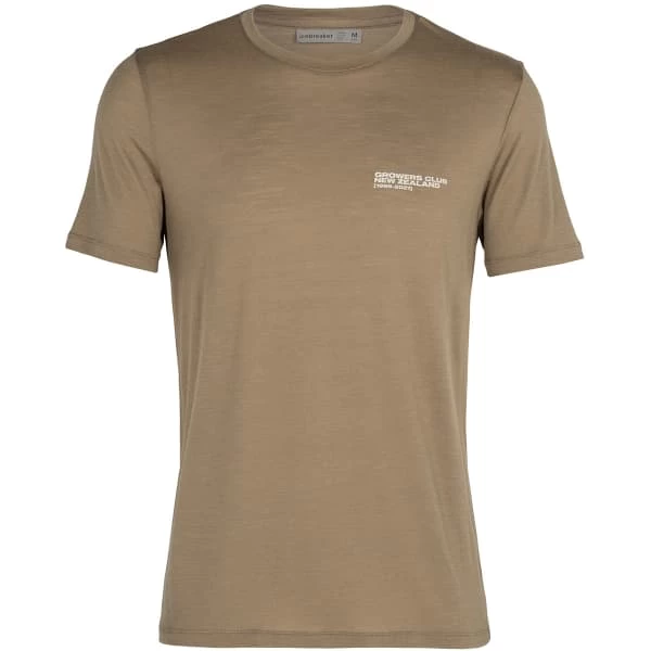 ICEBREAKER M TECH LITE SS CREWE GROWERS CLUB FLINT 22