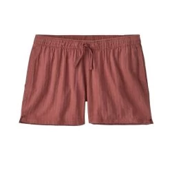 PATAGONIA W'S ISLAND HEMP BAGGIES SHORTS SMALL CURRENTS: ROSEHIP 22