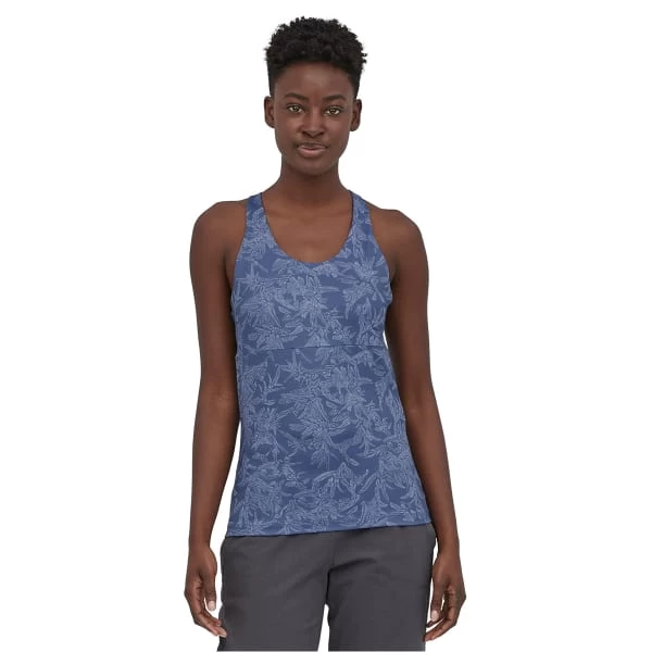 PATAGONIA W'S MIBRA TANK MONKEY FLOWER: CURRENT BLUE 22 – Image 2