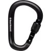 BLACK DIAMOND PEARLOCK SCREWGATE CARABINER BLACK 23