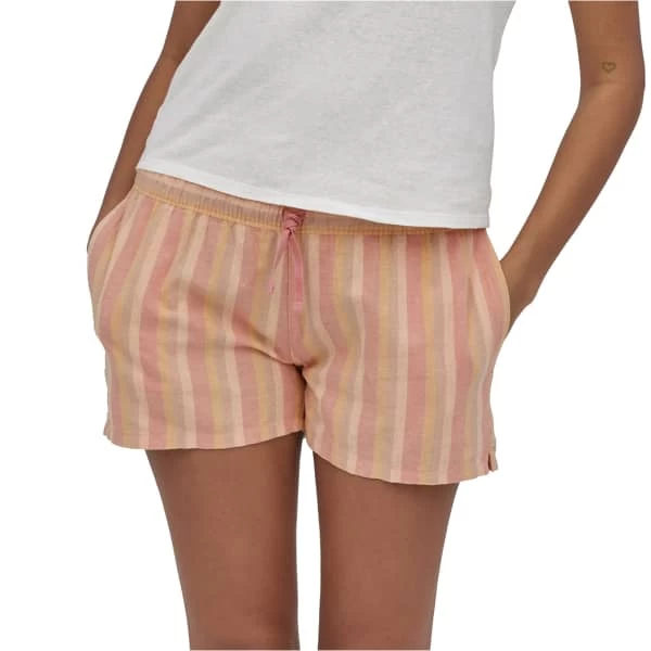 PATAGONIA W'S ISLAND HEMP BAGGIES SHORTS CALI STRIPE: SUNFADE PINK 22 – Image 2