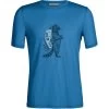 ICEBREAKER M TECH LITE II SS TEE WASCHBAR WANDERING AZUL 22
