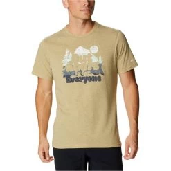 COLUMBIA ALPINE WAY GRAPHIC TEE M SAVORY HEATHER 22