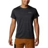 COLUMBIA ALPINE CHILL ZERO SHORT SLEEVE M BLACK HEATHER 22