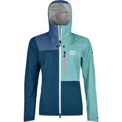 ORTOVOX 3L ORTLER JACKET W PETROL BLUE 23