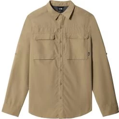 THE NORTH FACE M L/S SEQUOIA SHIRT KELP TAN 22