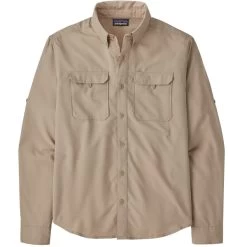 PATAGONIA M'S L/S SELF GUIDED HIKE SHIRT OAR TAN 22