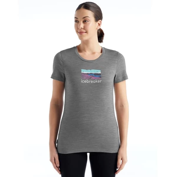 ICEBREAKER W TECH LITE II SS TEE TRAILHEAD METRO HTHR 22 – Image 2