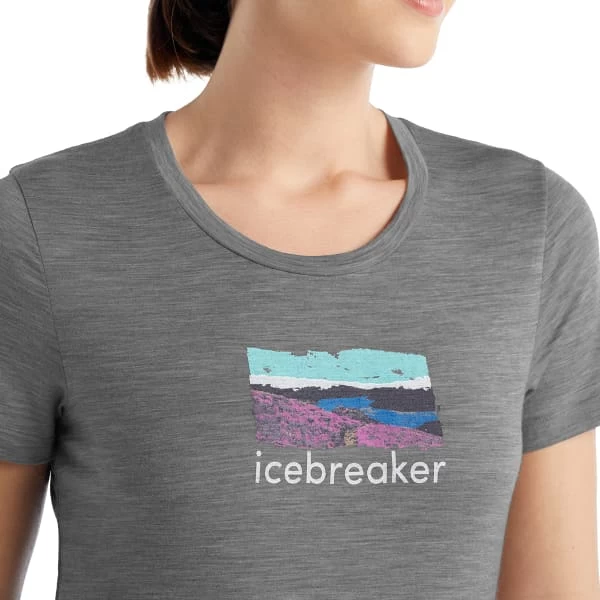 ICEBREAKER W TECH LITE II SS TEE TRAILHEAD METRO HTHR 22 – Image 4
