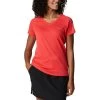 COLUMBIA ZERO RULES SHORT SLEEVE SHIRT W RED HIBISCUS 22