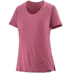 PATAGONIA W'S CAP COOL LIGHTWEIGHT SHIRT STAR PINK - LIGHT STAR PINK X-DYE 22