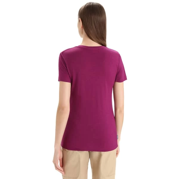 ICEBREAKER MERINO W TECH LITE II SS TEE MOUNTAIN GEOLOGY GO BERRY 23 – Image 4