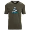 ICEBREAKER MERINO M TECH LITE II SS TEE CAMPING GROUNDS LODEN 23