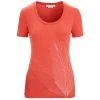 ICEBREAKER MERINO W TECH LITE II SS SCOOP TEE PLUME VIBRANT EARTH 23
