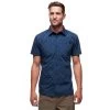 BLACK DIAMOND M SS SOLUTION SHIRT INK BLUE-CARABINER PRINT 23