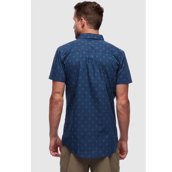 BLACK DIAMOND M SS SOLUTION SHIRT INK BLUE-CARABINER PRINT 23 – Image 2