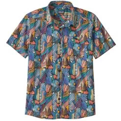 PATAGONIA M'S GO TO SHIRT JOY: PITCH BLUE 23