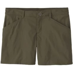 PATAGONIA W'S QUANDARY SHORTS - 5 IN. BASIN GREEN 23