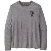 PATAGONIA M'S L/S CAP COOL DAILY GRAPHIC SHIRT SPIRITED SEASONS FEATHER GREY 23