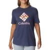 COLUMBIA BLUEBIRD DAY™ RELAXED CREW NECK NOCTURNAL HEATHER/STACKED LAKESIDE GRAPHIC 23