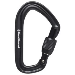 BLACK DIAMOND HOTFORGE SCREWGATE CARABINER BLACK 23