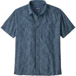 PATAGONIA M'S BACK STEP SHIRT IKAT NET PALO GREEN 21