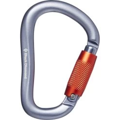 BLACK DIAMOND ROCKLOCK TWISTLOCK CARABINER GRAY 23