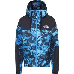 THE NORTH FACE W SHERU JKT CLEARLAKEBLUDIGITOPOPRINT 21