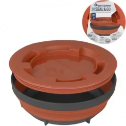 Lunch Box Pliable Sea To Summit XSEAL & GO XLarge Orange