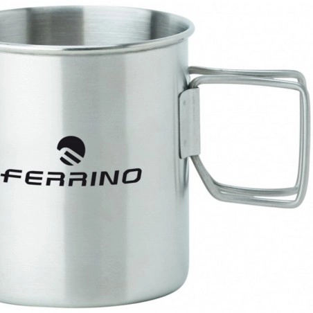 Tasse Inox Avec Poignée Pliable Ferrino 0,3L – Image 2