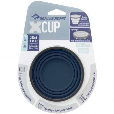 Tasse Pliable Sea To Summit XCUP Bleu – Image 3