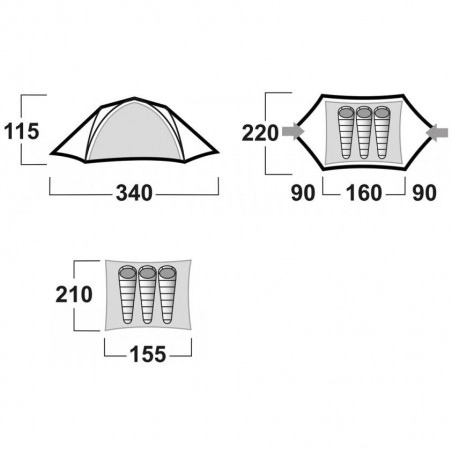 Tente Husky Burton 2-3 – Image 5