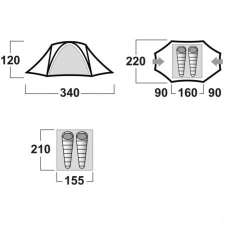 Tente Husky Falcon 2 – Image 5