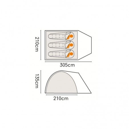 Tente Regatta Kivu 3 V3 – Image 2